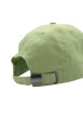 Thumbnail Casquette en coton biologique verte unie avec une fermeture strapback - Image 2