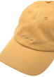 Thumbnail Casquette en coton biologique moutarde unie avec une fermeture strapback - Image 3