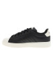 Thumbnail Baskets noires à talon plat avec des lacets et une semelle blanche - Image 2
