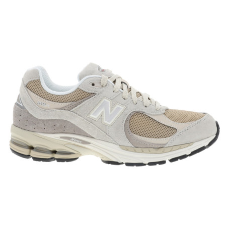 Baskets multisport 2002 beige à talon plat avec...