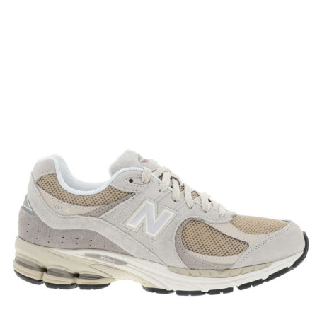 Baskets multisport 2002 beige à talon plat avec...