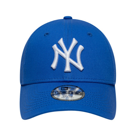 Casquette en coton bleue unie avec une...