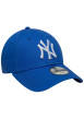 Thumbnail Casquette en coton bleue unie avec une fermeture en strapback - Image 3