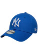 Thumbnail Casquette en coton bleue unie avec une fermeture en strapback - Image 4