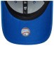 Thumbnail Casquette en coton bleue unie avec une fermeture en strapback - Image 5