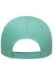 Thumbnail Casquette en coton turquoise à imprimé avec une bande auto-agrippante - Image 2