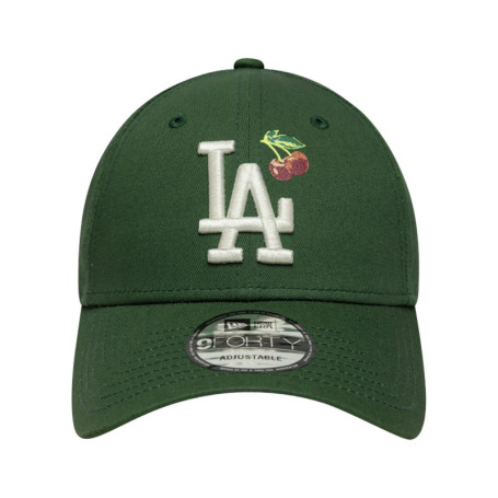 Casquette en coton verte à imprimé avec une...