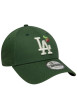 Thumbnail Casquette en coton verte à imprimé avec une fermeture à strapback - Image 3