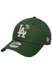 Thumbnail Casquette en coton verte à imprimé avec une fermeture à strapback - Image 4