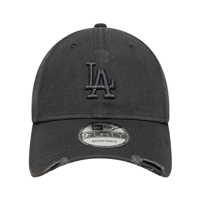 New Era - Casquette En Coton Gris Foncé Effet Abîmé Avec Une Fermeture Strapback - Gris Foncé New Era - Casquette En Coton Gris Foncé Effet Abîmé Avec Une Fermeture Strapback - Gris Foncé
