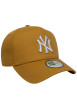 Thumbnail Casquette en coton jaune unie avec une fermeture à snapback - Image 3