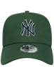 Thumbnail Casquette verte unie en forme carrée avec une fermeture snapback