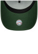 Thumbnail Casquette verte unie en forme carrée avec une fermeture snapback - Image 5