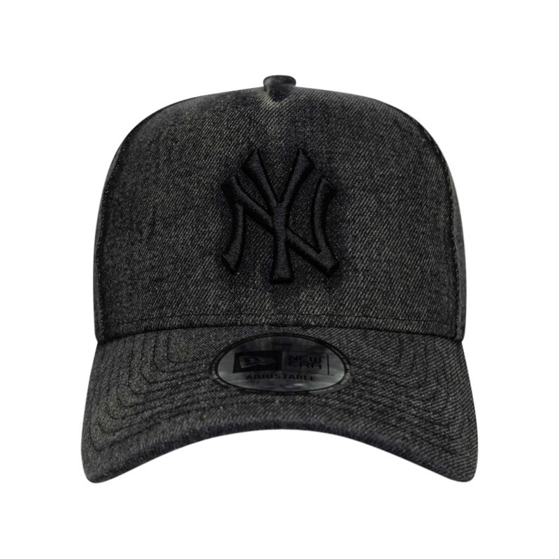 New Era - Casquette Noire Unie Effet Délavé Avec Une Fermeture Snapback - Noir New Era - Casquette Noire Unie Effet Délavé Avec Une Fermeture Snapback - Noir