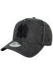 Thumbnail Casquette noire unie effet délavé avec une fermeture snapback - Image 4