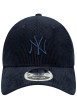 Thumbnail Casquette en coton marine unie avec une fermeture à strapback