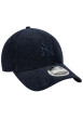 Thumbnail Casquette en coton marine unie avec une fermeture à strapback - Image 3