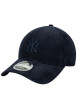 Thumbnail Casquette en coton marine unie avec une fermeture à strapback - Image 4