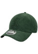 Thumbnail Casquette en coton verte unie avec une fermeture à strapback - Image 4