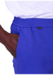 Thumbnail Short jogging bleu uni avec une coupe droite et des poches à l’italienne - Image 4