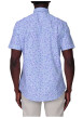 Thumbnail Chemise en coton biologique bleu fantaisie avec une coupe droite - Image 2