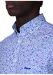 Thumbnail Chemise en coton biologique bleu fantaisie avec une coupe droite - Image 4