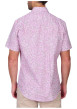 Thumbnail Chemise en coton biologique rose à motifs avec une coupe droite - Image 2