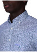 Thumbnail Chemise en coton biologique vert d'eau à motifs avec une coupe droite - Image 4