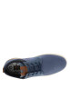 Thumbnail Sneakers en cuir bleues à talon plat avec des lacets ronds marine - Image 4