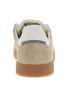 Thumbnail Tennis en cuir beiges à talon plat avec des lacets et revêtement doux - Image 6