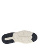 Thumbnail Sneakers bleu marine à talon plat avec des lacets et un zip latéral - Image 5