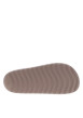 Thumbnail Claquettes taupe à talon plat avec logo embossé dans la semelle - Image 5