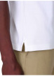 Thumbnail Polo en coton biologique écru uni avec une coupe droite et un col boutonné - Image 4