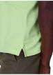 Thumbnail Polo en coton biologique vert uni avec une coupe droite et un col boutonné - Image 4