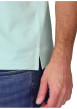 Thumbnail T-shirt vert d’eau uni avec une coupe droite et des manches courtes - Image 4