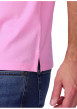 Thumbnail T-shirt rose uni avec une coupe droite et des manches courtes - Image 4