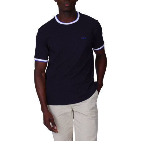 T-shirt en coton biologique marine uni coupe...