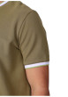 Thumbnail T-shirt en coton biologique kaki uni avec une coupe droite et un col rond - Image 4