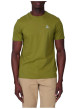 Thumbnail T-shirt en coton biologique kaki uni avec une coupe droite et un col rond