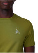 Thumbnail T-shirt en coton biologique kaki uni avec une coupe droite et un col rond - Image 3