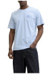 Thumbnail T-shirt en coton bleu ciel imprimé avec une coupe droite et un col rond - Image 5