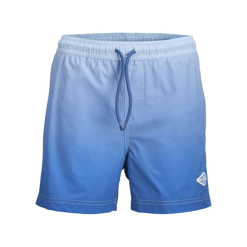 Jack & Jones - Short De Bain Bleu Ciel Dégradé Avec Une Coupe Droite Et 3 Poches - Bleu Jack & Jones - Short De Bain Bleu Ciel Dégradé Avec Une Coupe Droite Et 3 Poches - Bleu
