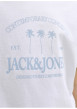 Thumbnail T-shirt en coton biologique blanc imprimé avec une coupe droite et un col rond - Image 7