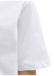 Thumbnail T-shirt en coton biologique blanc imprimé avec une coupe droite et un col rond - Image 8