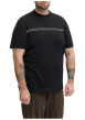 Thumbnail T-shirt manches courtes noir uni avec une coupe droite et un col rond - Image 4