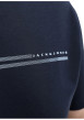 Thumbnail T-shirt marine uni avec une coupe droite, un col rond et des manches courtes - Image 7