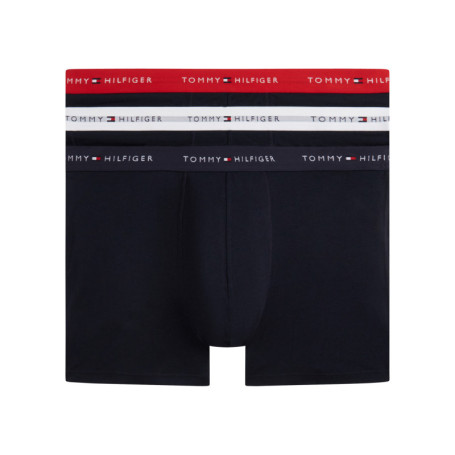Lot de 3 boxers classiques en coton noirs unis...