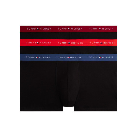 Lot de 3 boxers classiques en coton noirs unis...