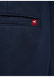 Thumbnail Pantalon chino en coton marine uni avec une coupe droite à zip et à bouton - Image 2