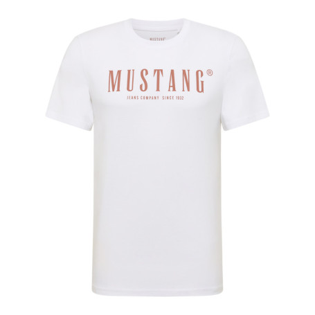 T-shirt en coton blanc à imprimé avec une coupe...